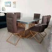 Modern 6 seater dinning chair with rectangular table