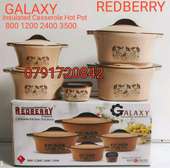 4pcs redberry galaxy insulated casserole hot pots