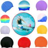 Silicone swimming caps