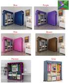THREE COLUMN PORTABLE WOODEN WARDROBE