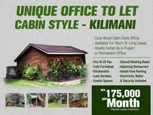 Cabin-Style Furnished Office to Let – Kilimani