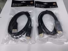 4K Displayport to HDMI Cable Uni Directional UHD DP to HDMI