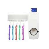 Automatic Toothpaste Dispenser + 5Toothbrush Holder