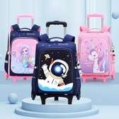 Cartoon themed Rolling Trolley school bag