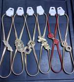 Ladies multicoloured belts