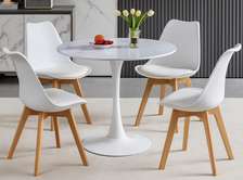 Dining Table: Round 4-Person Dining Set
