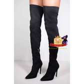 Black Thigh High Boots From UK