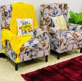 Wingback arm chairs