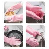 *❇️ Kitchen silicon washing Gloves/alfb