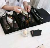 4 In1 Cosmetic Bag Nylon Mesh Detachable Makeup Box