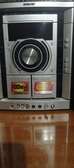 Sony radio with two speakers and two DVD slots