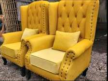 Wingback arm chairs