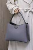 BROWN LADIES HANDBAGS  2 IN 1