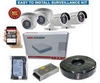 HIK Vision Four CCTV Cameras Complete System Kit.