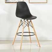 Bar Stool; Modern Eames Counter Height Bar Stool