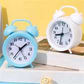 Cute  Alarm Clock with Large Analog Battery Operated