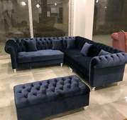 L shaped Tufted sofa