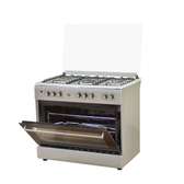 Bj's INOX 60x90 5-Burner, Electric Cooker, w/ Wok Burner