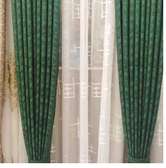 Top quality green curtains