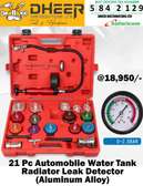 21-Piece Radiator Leak Detection Kit Aluminum Alloy