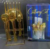 Golden Cutlery set