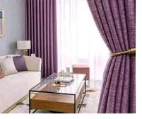 Purple curtains