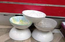Porcelain soup bowls