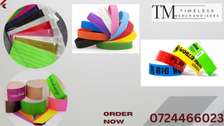 Event wristbands/ customized logos or brand