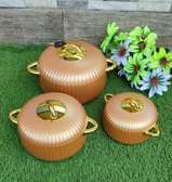 3 PIECES LUXURIOUS HOT  POTS