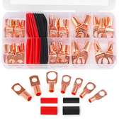 Copper Wire Lugs with Heat Shrink Set 120PCS