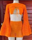 Crochet shrug and skirt