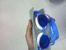 Speedo swimming goggles blue lense adult