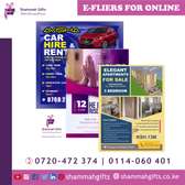 We design e-fliers for your online marketing