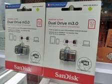 Sandisk OTG Flash Disk, Dual Drive High Speed - 32GB