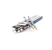 12PCS 2B Triangular Pencils with Non-marking Dustless Eraser
