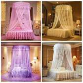 Round Mosquito Net For Single Bed-FREE SIZE.