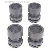 4Pcs Heavy duty Adjustable Height Washing Machine