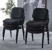 Modern Armless Stackable Office Guest Seat