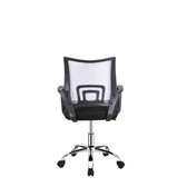 Mid back rotating chair in black