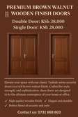 PREMIUM BROWN WALNUT DOORS