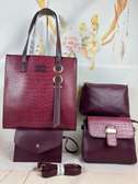 Elegant and classic 4 in one ladies handbag