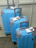 Blue Four wheels suitcases