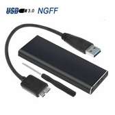 M.2 NVME SATA SSD Enclosure Adapter, USB 3.2 Gen 2