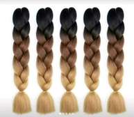 3 tone ombre braiding hair or extension