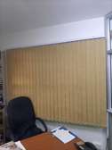Office blinds.
