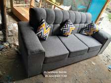 Grey three seater sofa set on sale at affordable price