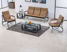 Office Sofa; Cozy Soft Stitched Lounge Sofa