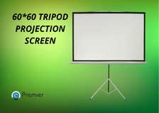 tripod projection screen for hire