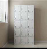 Steel-Metal 15 Locker Storage Cabinet