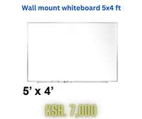 Wallmount whiteboard 5x4 ft